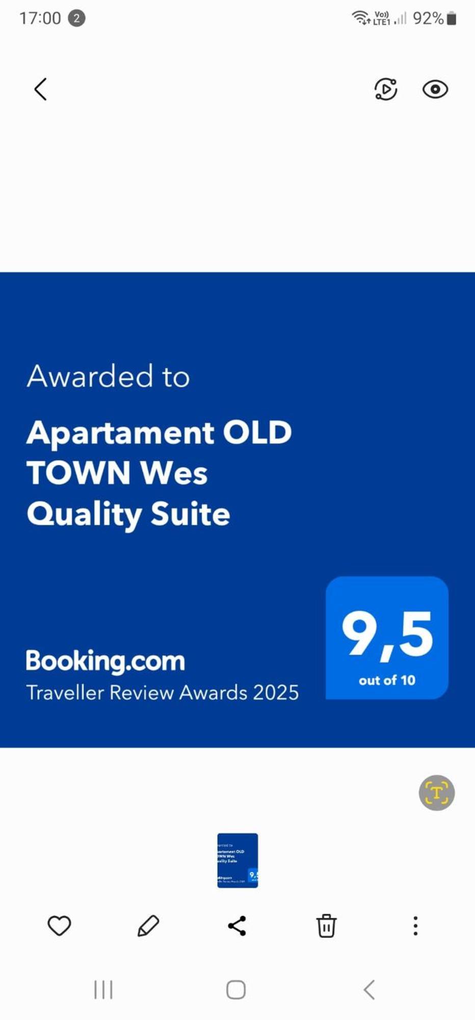 Apartament Old Town Wes Quality Suite بوزنان المظهر الخارجي الصورة